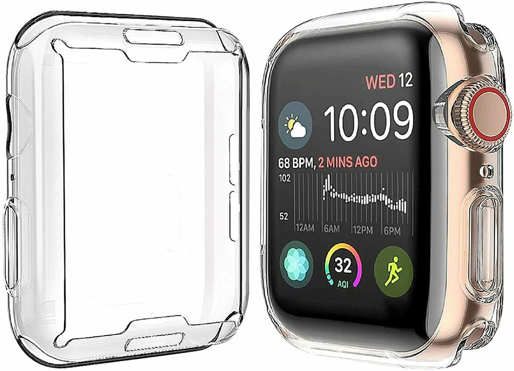 2 Pack Apple Watch All Series protective case with TPU material