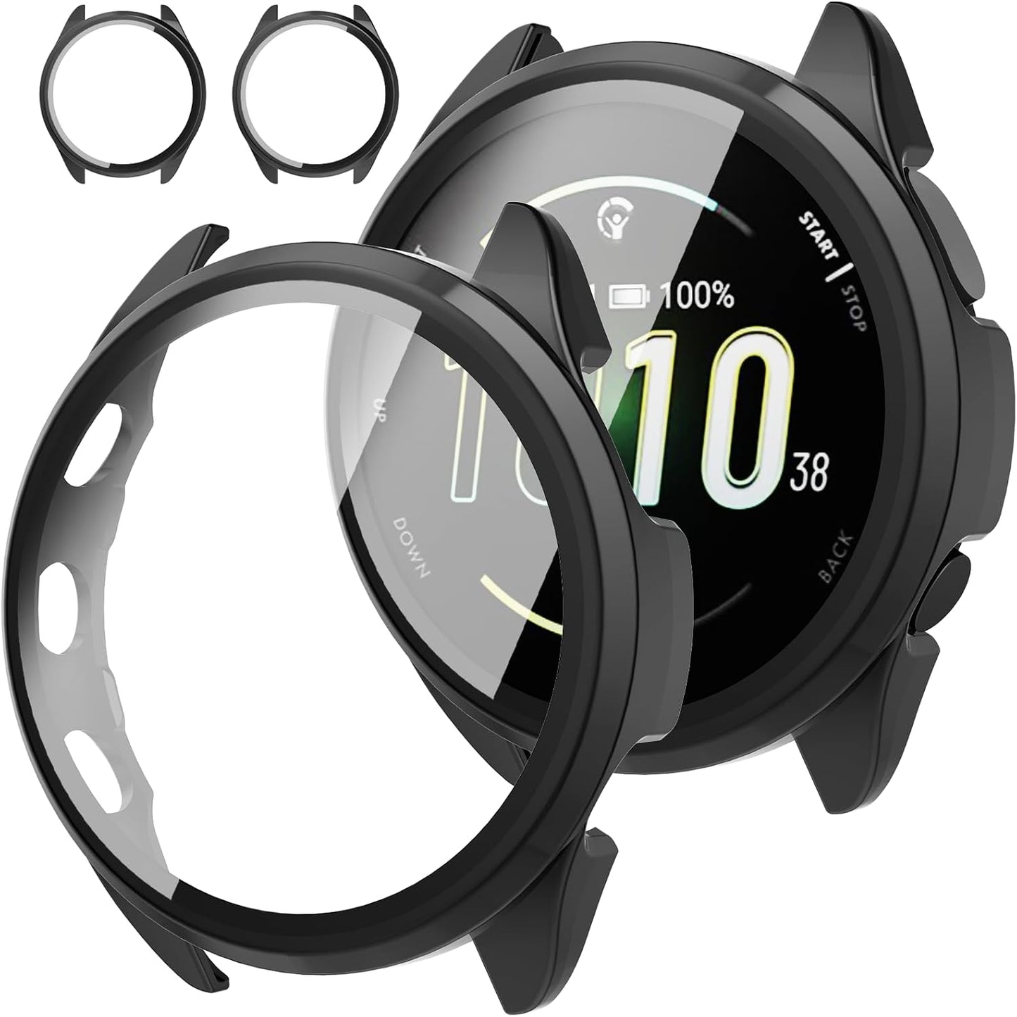 THRE【2 Pack 】For  Garmin Forerunner 165/ 165 Music Screen Protector